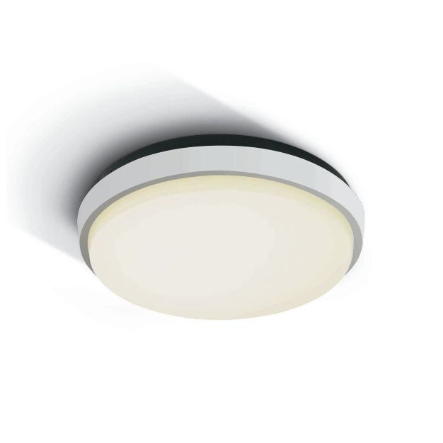 ONE Light Outdoor Slim LED - buiten plafondverlichting - Ø 23,8 x 4,6 cm - 20W LED incl. - IP54 - wit