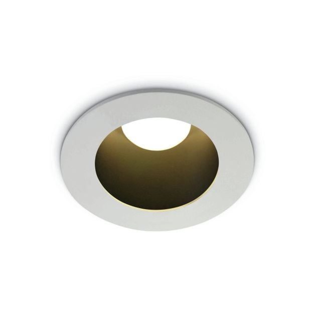 ONE Light Dark Light Pro Range - inbouwspot - Ø 95 mm, Ø 75 mm inbouwmaat - 8W LED incl. - wit en zwart