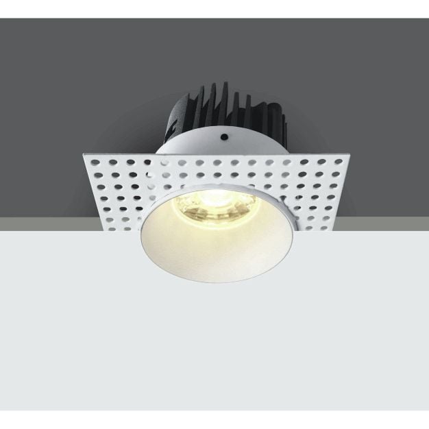 ONE Light Trimless Range - inbouwspot - Ø 66 mm, Ø 83 mm inbouwmaat - 7W LED incl. - IP54 - wit