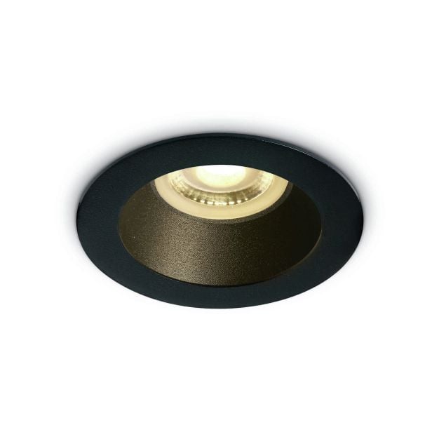 ONE Light Chill Out Range - inbouwspot - Ø 79 mm, Ø 70 mm inbouwmaat - zwart