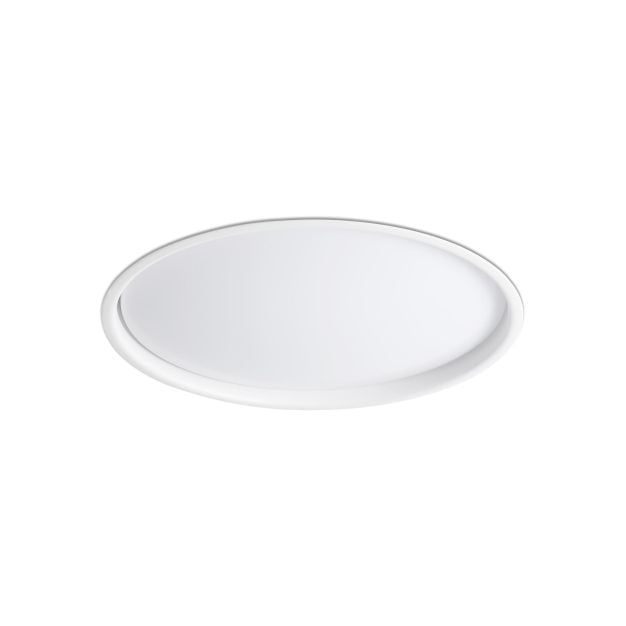 Faro Luan - inbouwspot - Ø 415 mm, Ø 375 mm inbouwmaat - 40W LED incl. - IP44 - mat wit