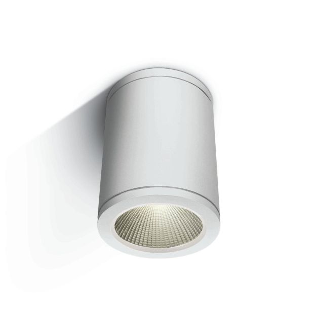 ONE Light Outdoor Ceiling Cylinders - buiten plafondverlichting - Ø 8 x 10,5 cm - 6W LED incl. - IP54 - wit