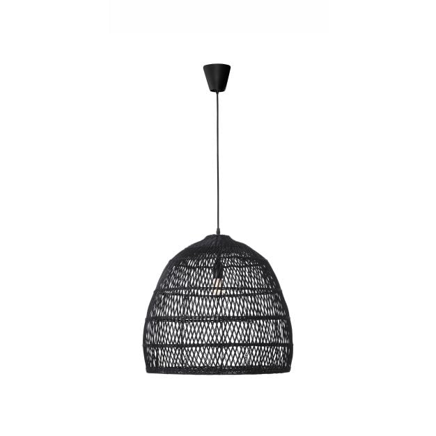 Nova Luce Destin - hanglamp - Ø 53 x 250 cm - zwart