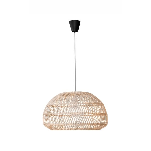 Nova Luce Melody - hanglamp - Ø 50,5 x 250 cm - bruin en zwart