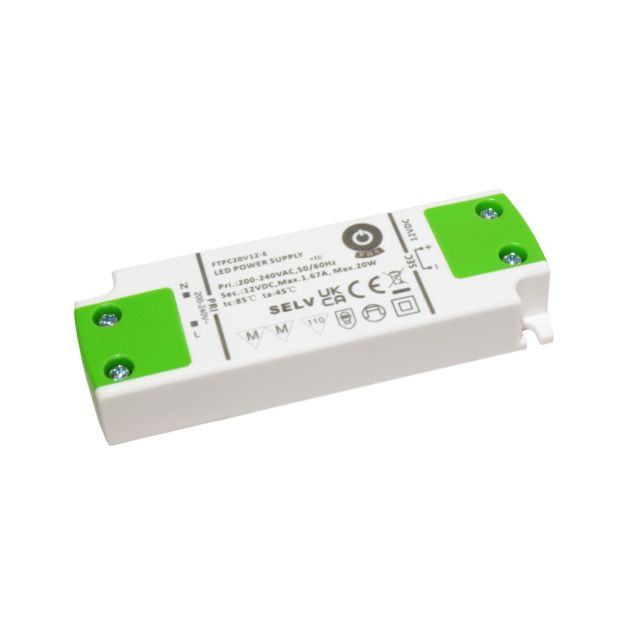 FTPC LED driver - 24Vdc/230V - 10,3 x 3,55 x 1,6 cm - 20W