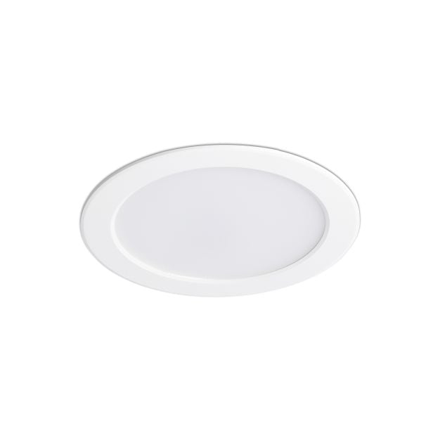 Faro Ted - inbouwspot - Ø 180 mm, Ø 150 mm inbouwmaat - 15W LED incl. - IP44 - mat wit