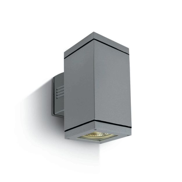 ONE Light PAR30 Outdoor Cubes - buiten wandverlichting - 10,8 x 10,8 cm - IP54 - grijs