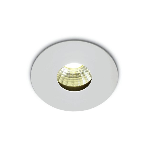 ONE Light - The 1W/3W LED Dark Light Range - inbouwspot - Ø 45 mm, Ø 38 mm inbouwmaat - 1W/3W LED incl. - wit