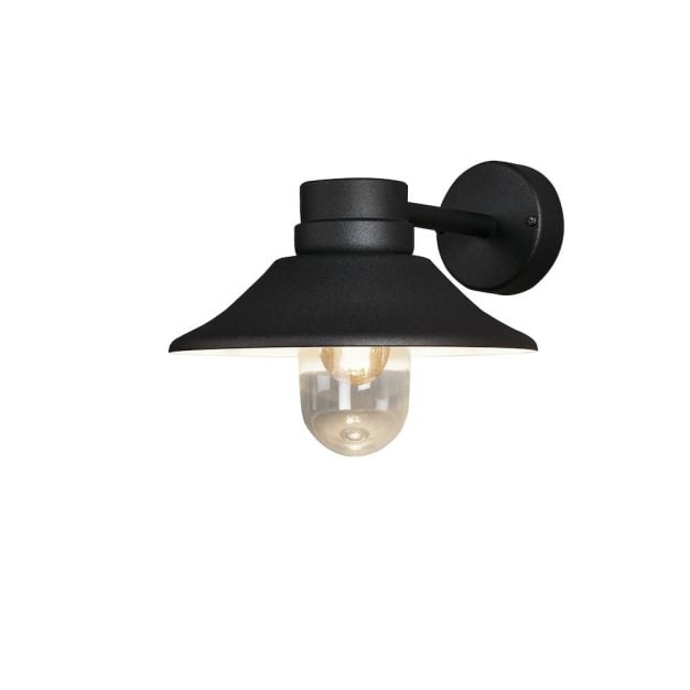 Konstsmide Vega - buiten wandlamp - 26,5 x 29 x 36 cm - IP54 - zwart