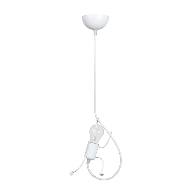 Emibig Bobi Hangman - Hanglamp - 14 x 60 cm - wit