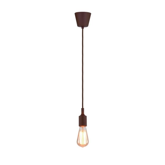 Elmark Sailor - hanglamp 1L - Ø 5 x 8 cm - bruin