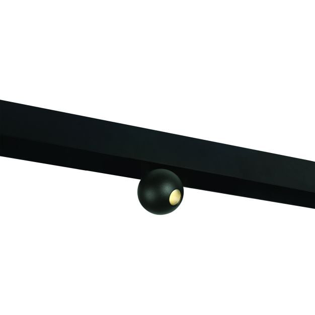 ONE Light magnetisch railsysteem - Ball Lights - rail spot - Ø 5,4 x 8 cm - 7W LED incl. - zwart