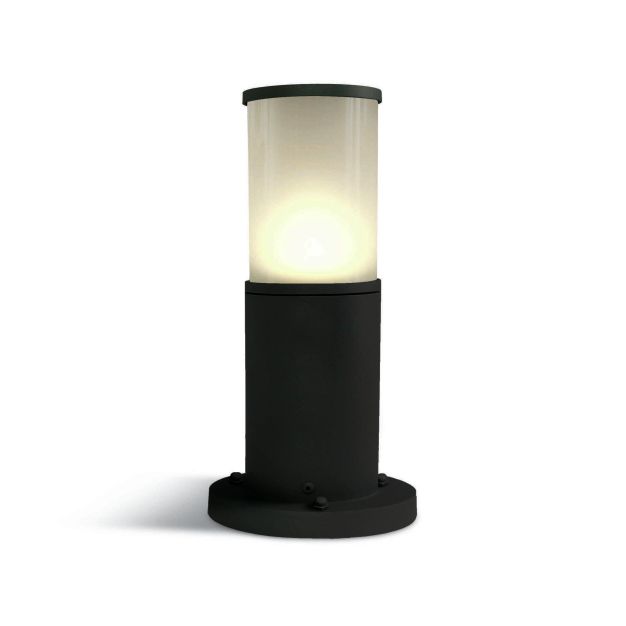 ONE Light E27 Tube Lights - tuinpaal - Ø 10,7 x 35 cm - IP54 - zwart