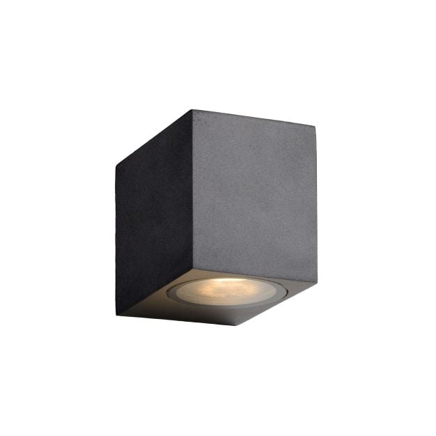 Lucide Zora - buiten wandlamp - 6,5 x 9 x 8 cm - 5W dimbare LED incl. - IP44 - zwart