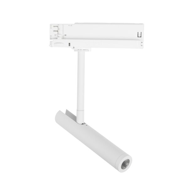 Nova Luce Wang - 3-fase railspot - 16 x 3 x 29 cm - 12W LED incl. - zandwit