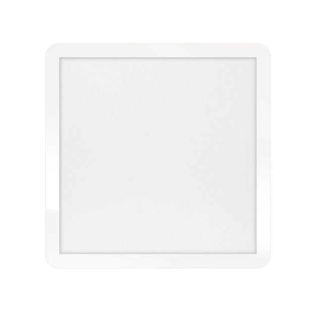 ETH Anne Square - plafondverlichting - 40 x 40 x 2,7 cm - 3 stappen dimbaar - 24W LED incl. - IP44 - wit