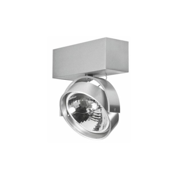 Artdelight Dutchess - opbouwspot 1L - 16 x 6 x 18,9 cm - aluminium