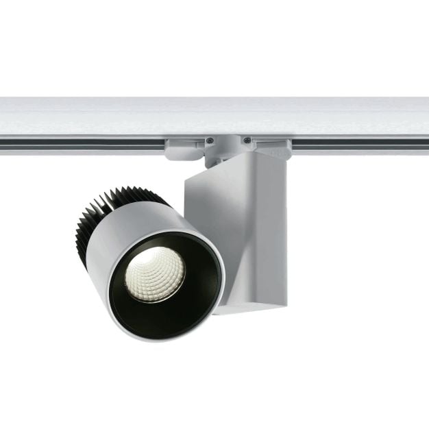 ONE Light COB Dark Light - rail spot - 3-fase railsysteem - Ø 8,1 x 11,2 cm - 20W LED incl. - wit - warm witte lichtkleur