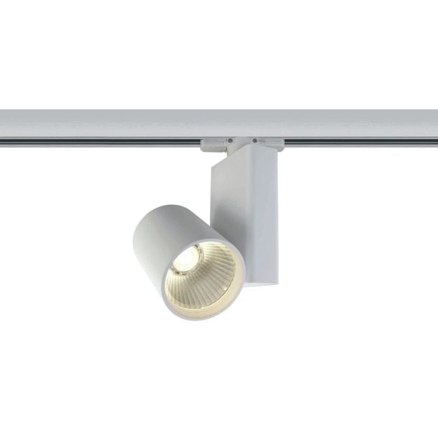 ONE Light COB Track Spot - rail spot - 3-fase railsysteem - Ø 8 x 14 cm - 15W LED incl. - wit - warm witte lichtkleur