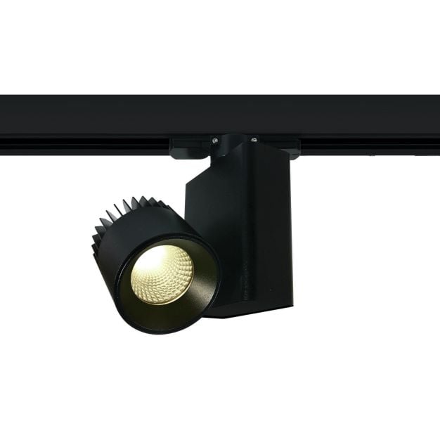 ONE Light COB Dark Light - rail spot - 3-fase railsysteem - Ø 6,5 x 10,5 cm - 10W LED incl. - zwart