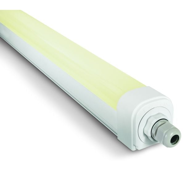 ONE Light Industrial LED Range - plafondverlichting - 6,2 x 5,8 x 121 cm - 30W LED incl. - 4000K - IP66 - wit