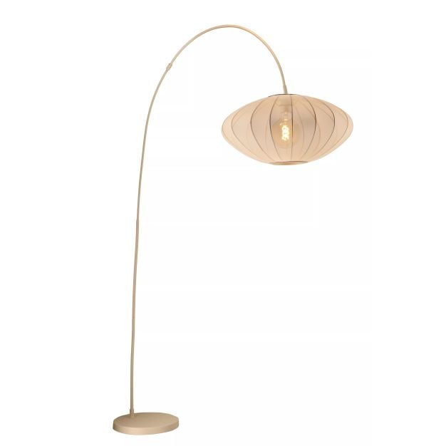 Lucide Corina - staanlamp - 131 x 55 x 192 cm - beige