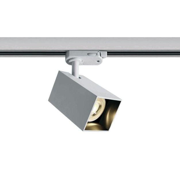 ONE Light Dark Light GU10 Track Spots - rail spot - 3-fase railsysteem - 6 x 6 x 11 cm - wit