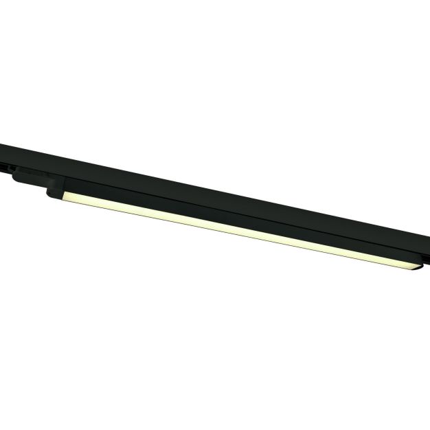 ONE Light LED Linear Track Light - 3-fase railsysteem - 121 x 3 x 3 cm - 25W LED incl. - zwart - witte lichtkleur