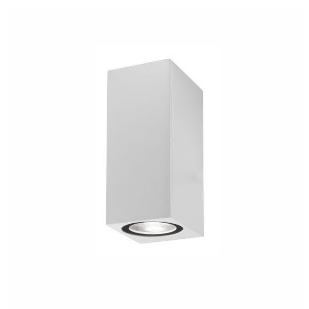 Nova Luce Nero - buiten wandverlichting - 6,7 x 8 x 15 cm - IP54 - wit