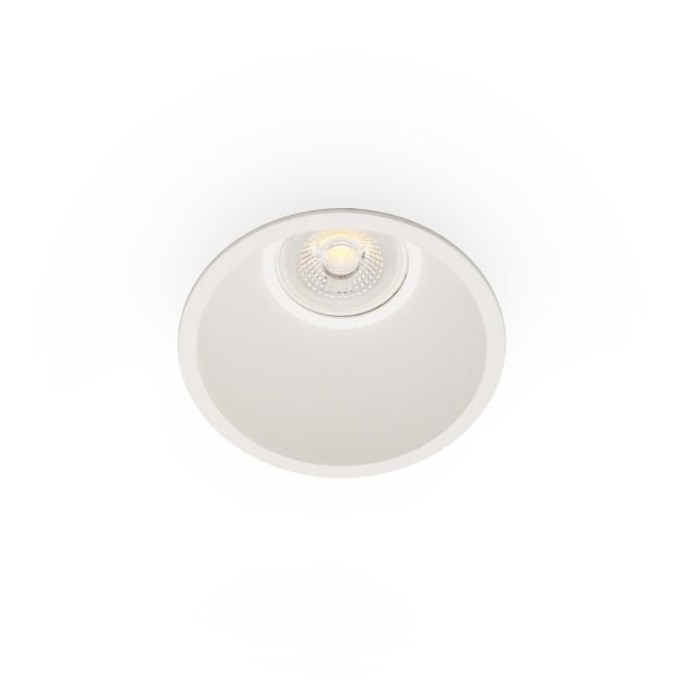 Faro Fresh - inbouwspot - Ø 90 mm, Ø 83 mm inbouwmaat - IP44 - mat wit