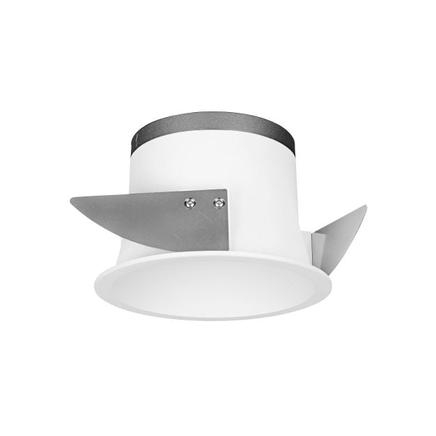 Nova Luce Ric - inbouwspot - Ø 123 mm, Ø 110 mm inbouwmaat - wit