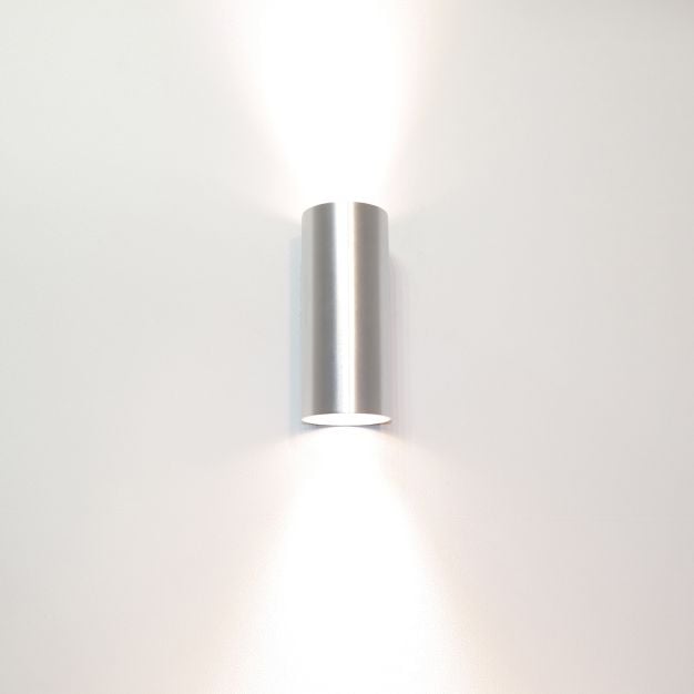 Artdelight Roulo2 - wandverlichting -  Ø 6,5 x 15,4 cm - aluminium