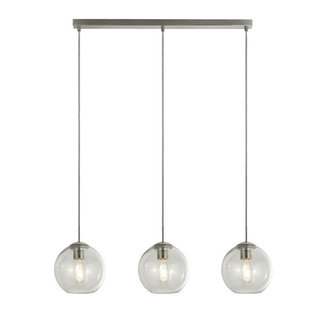 Searchlight Balls - hanglamp - 81 x 15 x 147 cm - chroom en transparant