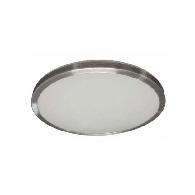 Artdelight Basic - badkamer plafondverlichting - Ø 28 x 6 cm - 12W LED incl. - IP44 - aluminium