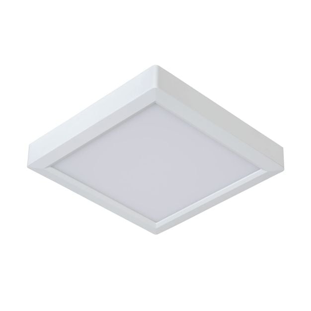 Lucide Tendo-led - plafondlamp/inbouwspot - 22 x 22 x 3 cm - 18W LED incl. - wit