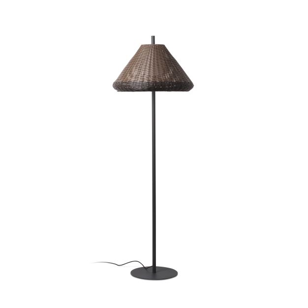 Faro Saigon - vloerlamp - Ø 68 x 195 cm - IP65 - bruin