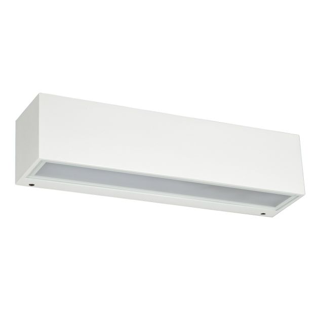 VK Lighting Desmi - buiten wandverlichting - 25 x 6 x 6 cm - 7W LED incl. - IP65 - wit