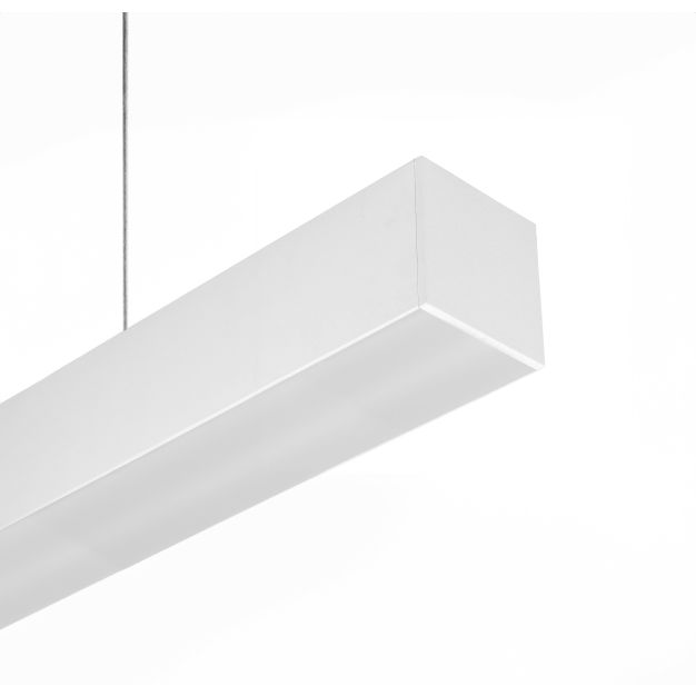 Lichtkoning Line - hanglamp - 118 x 5,3 x 5,3 cm - 34W LED incl. - wit