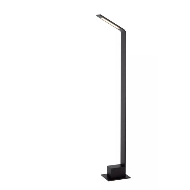 Lucide Lawford - tuinpaal - 15 x 9,5 x 80 cm - 6W LED incl. - IP54 - zwart