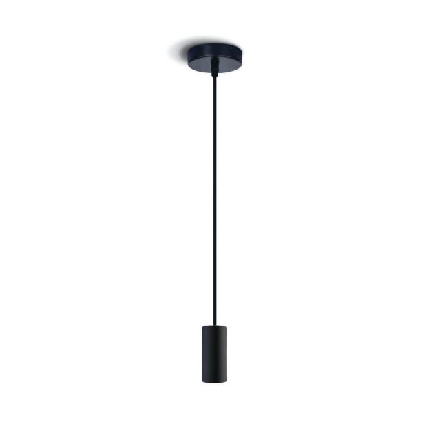 ONE Light E27 Pendant Tubes - hanglamp - Ø 4,2 x 209,5 cm - zwart