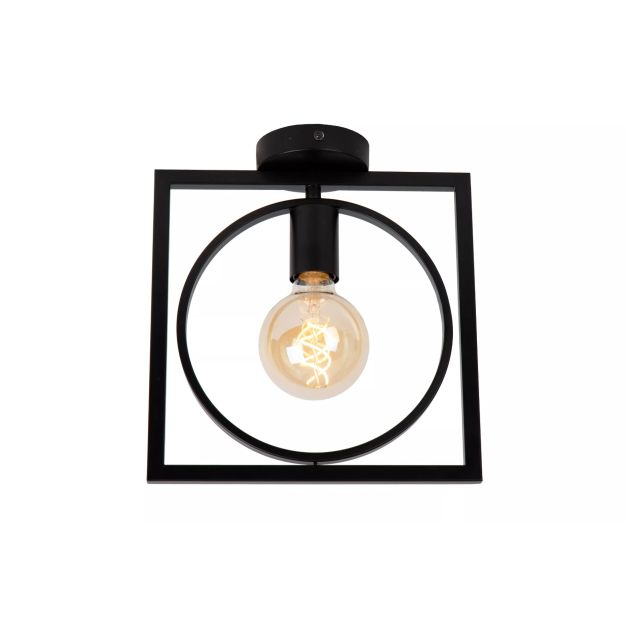 Lucide Suus - plafondlamp - 28 x 23,5 x 30,5 cm - zwart