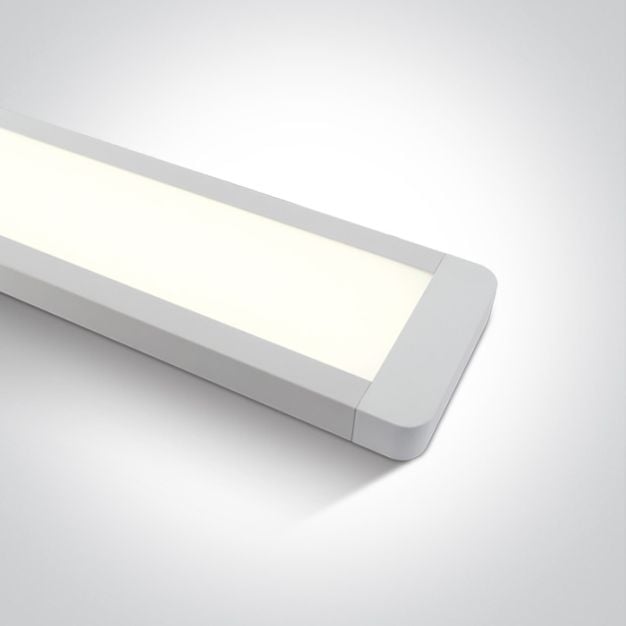 ONE Light LED Linear Range CCT V - plafondverlichting - 147 x 13 x 2,7 cm - 50W LED incl. - wit