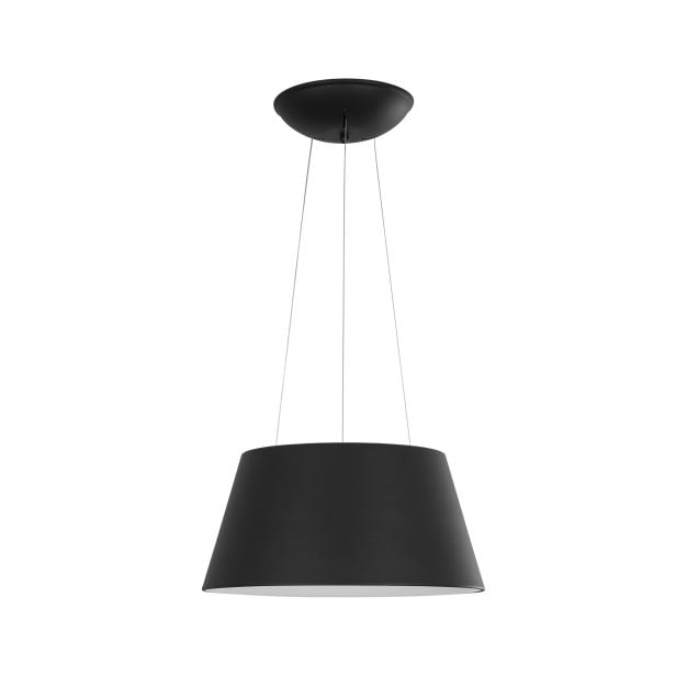 Nova Luce Volcano - hanglamp - Ø 45 x 120 cm - 33W LED incl. - zand zwart