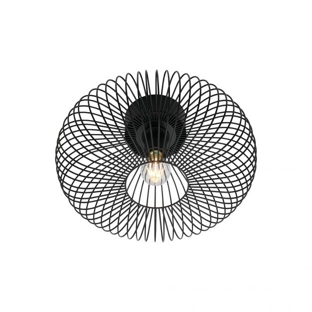 Nordlux Beroni - plafondlamp - Ø 40,3 x 21 cm - zwart