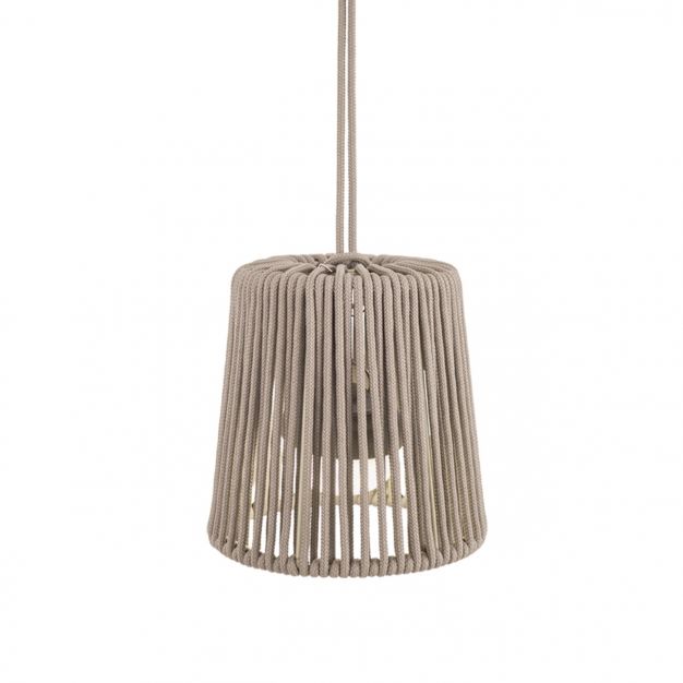 New Garden Conta Mini - hanglamp met oplaadbare lichtbron en afstandsbediening - Ø14,5 x 314,6 cm - 3,5W LED incl. - IP54 - taupe