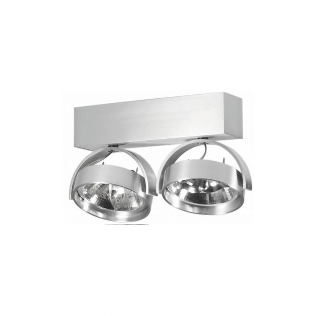 Artdelight Dutchess - opbouwspot 2L - 25 x 6 x 18,9 cm - aluminium