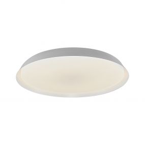 Nordlux Piso - plafondverlichting - Ø 36,5 x 5,6 cm - 22W dimbare LED incl. - wit