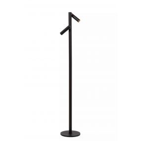 Lucide Antrim - Oplaadbare Leeslamp 2L -  Ø 20 x 120 cm - 2 x 2,2W dimbare LED incl. - IP54 - Met draadloos oplaadstation - zwart