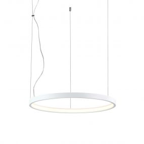 VK Lighting Circulus - hanglamp - Ø 52,7 x 200 cm - 24W dimbare LED incl. - wit