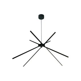 Maxlight Spider - hanglamp - Ø 114 x 200 cm - 33W LED incl. - zwart